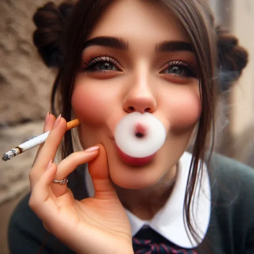 We were all eager to learn the art of blowing smoke rings. We spent hours perfecting our technique, experimenting with different speeds and pressures.