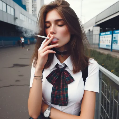 I also found solace in the pleasure of smoking cigarettes between classes. I close my eyes, allowing the smoke to fill my lungs.
