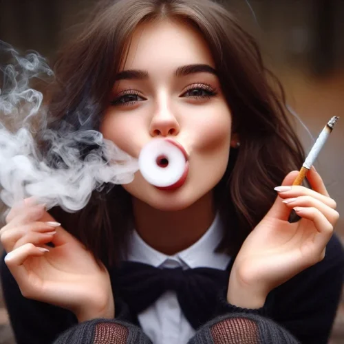 With each attempt, my smoke rings improved.