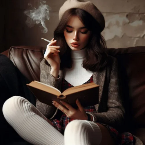 The smoke lingered in the air, a reminder of the hours spent pouring over books and the determination that fueled my academic pursuits.